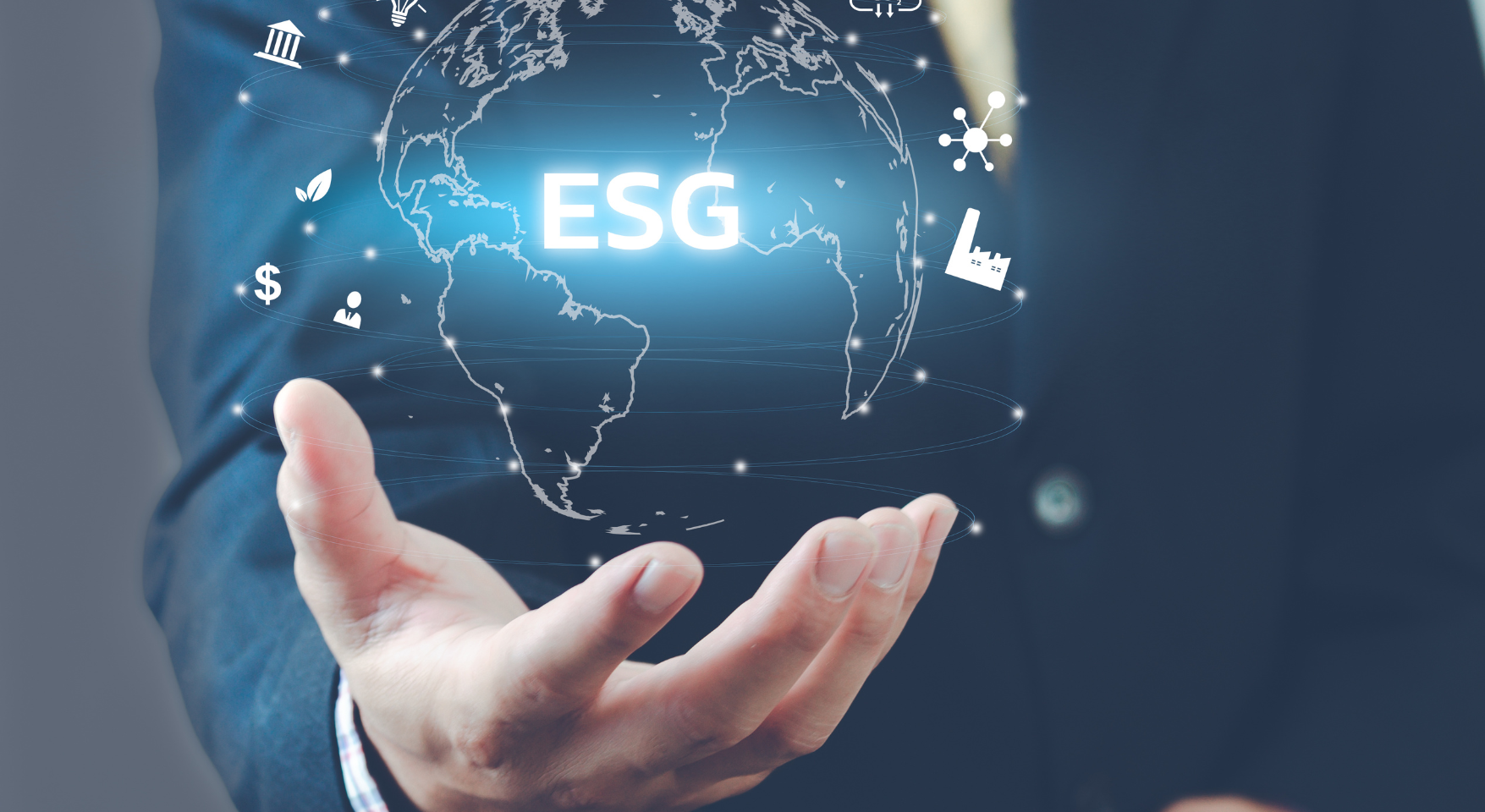 Hand holding a planet