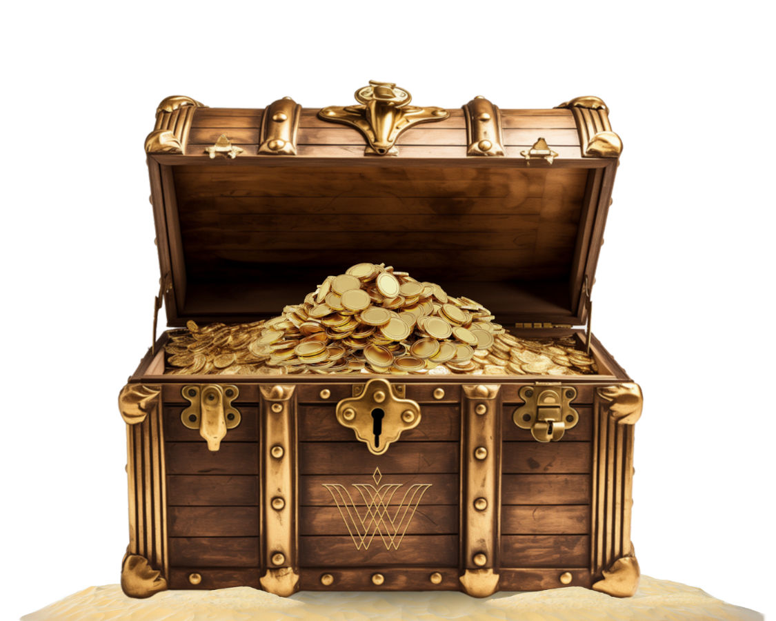 Treasure Chest with Sand 3